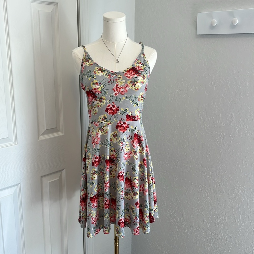 Floral spaghetti strap dress